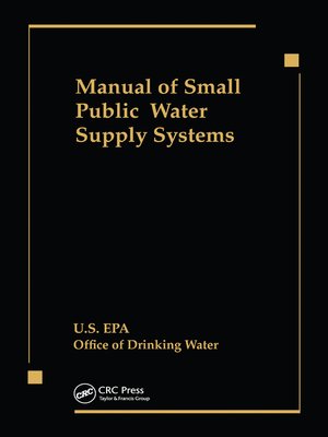 cover image of Manual of Small Public Water Supply Systems